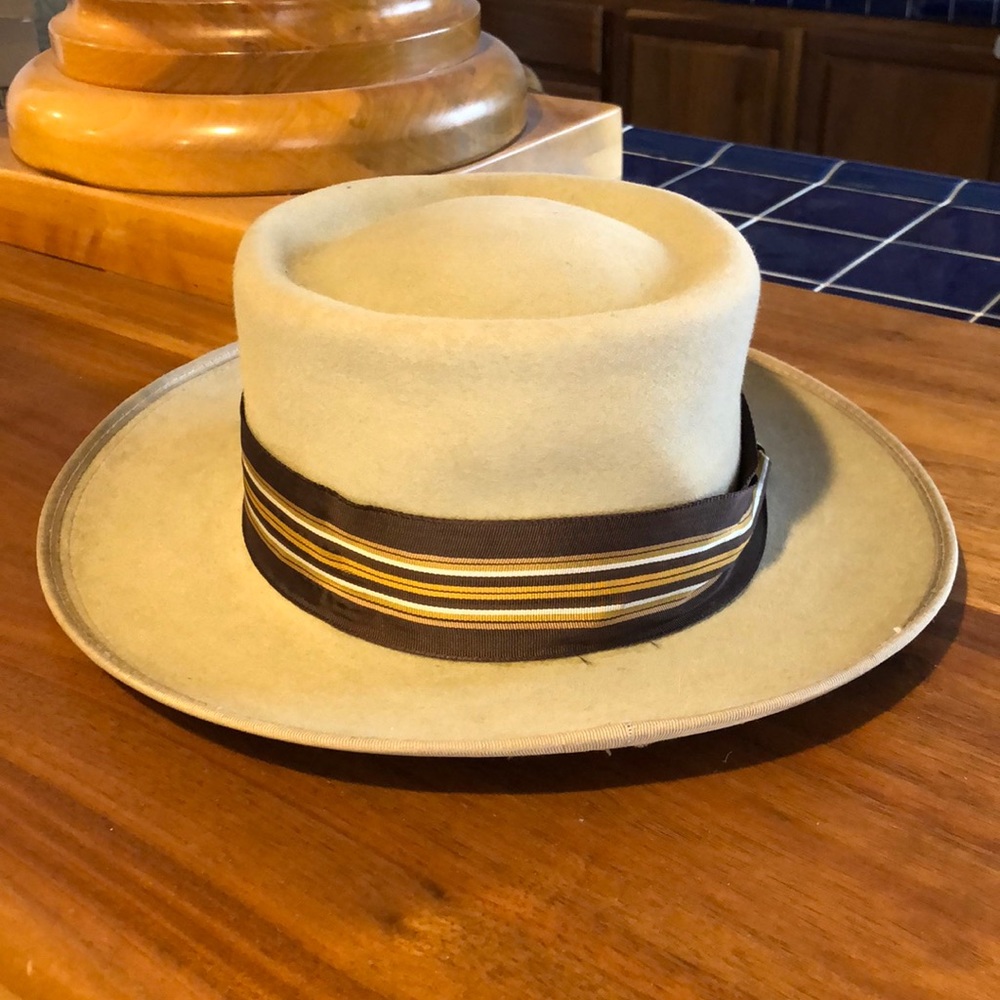 Vintage Stetson The Sovereign sz 6 7/8 approx Fur Felt!! - Picture 2 of 9
